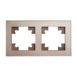 Рамка горизонтальная 2-местная Stekker Катрин 39528