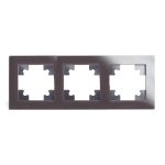 Рамка горизонтальная 3-местная Stekker Катрин 39537