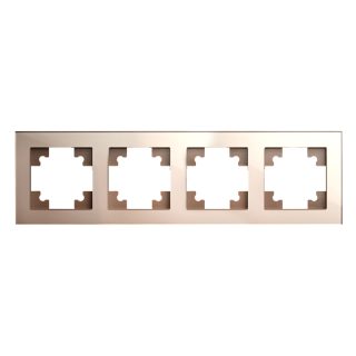 Рамка горизонтальная 4-местная Stekker Катрин 39530