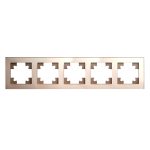 Рамка горизонтальная 5-местная Stekker Катрин 39638