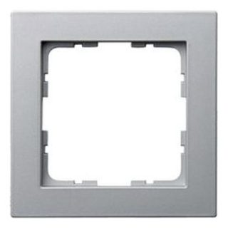 Рамка Jasmart G-Classic 1-постовая цвет алюминий поликарбонат G1001S