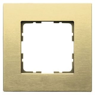 Рамка Jasmart G-Metal шампань 1-постовая G1001AG