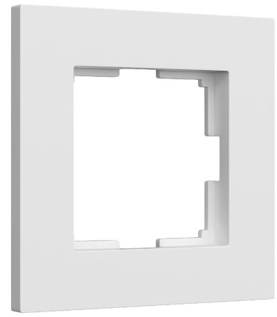 Рамка на 1 пост Slab белый матовый W0012961 4690389193330 a062793