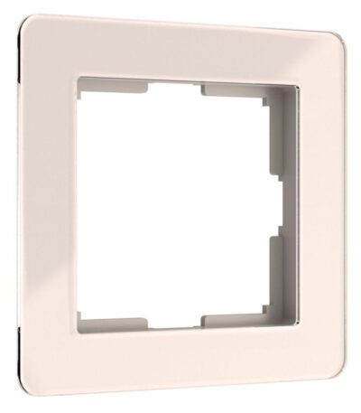Рамка на 1 пост Werkel Acrylic айвори 4690389186271 W0012743