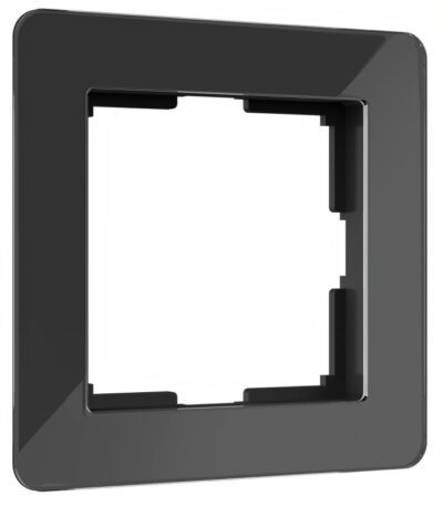 Рамка на 1 пост Werkel Acrylic черный 4690389184826 W0012708