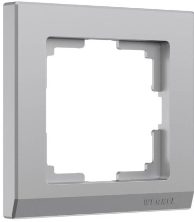Рамка на 1 пост Werkel Stark серебряный W0011806 4690389161704