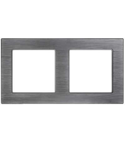 Рамка на 2 поста Arlight FRM-PRESTO-ALS-2-GR 043856