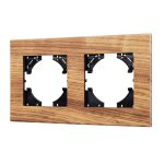 Рамка на 2 поста из натурального дерева Arlight FRM-XSILO-WD-2-SNL 051273