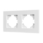 Рамка на 2 поста пластиковая Arlight FRM-PERIO-PL-2-WH 049750