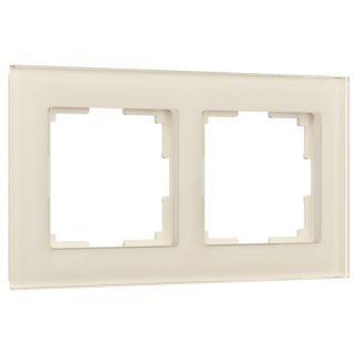 Рамка на 2 поста Werkel Favorit молочный 4690389183409 W0021141