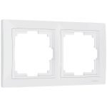 Рамка на 2 поста Werkel Snabb basic белый W0022001 4690389161346