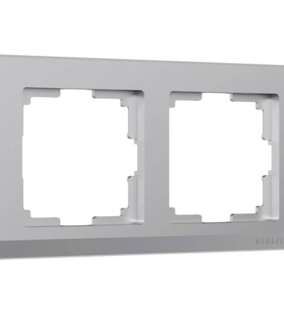 Рамка на 2 поста Werkel Stark серебряный W0021806 4690389161803