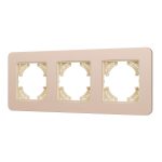 Рамка на 3 поста алюминиевая Arlight FRM-AKIRY-SFAL-3-GD 049742