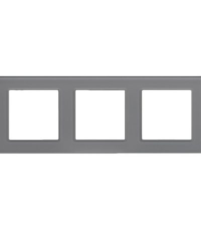 Рамка на 3 поста Arlight FRM-GLARE-GS-3-GR 043801