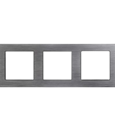 Рамка на 3 поста Arlight FRM-PRESTO-ALS-3-GR 043858