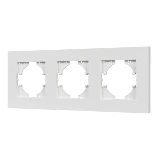 Рамка на 3 поста пластиковая Arlight FRM-PERIO-PL-3-WH 049754