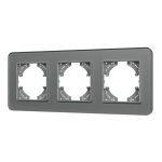 Рамка на 3 поста стеклянная Arlight FRM-OMALI-GS-3-GR 049698