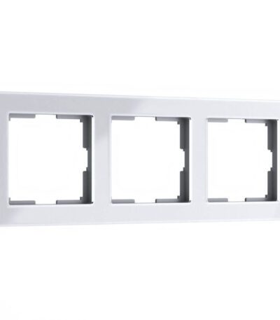 Рамка на 3 поста Werkel Acrylic белый 4690389184871 W0032701