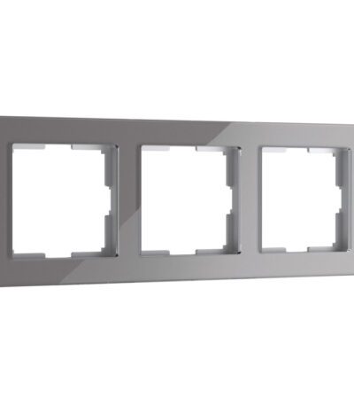 Рамка на 3 поста Werkel Acrylic графит 4690389184895 W0032704