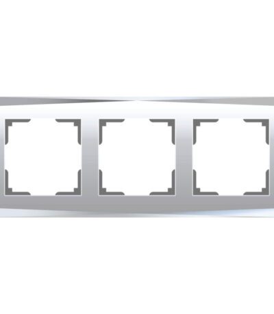 Рамка на 3 поста Werkel Diamant зеркальный W0031220 4690389158834