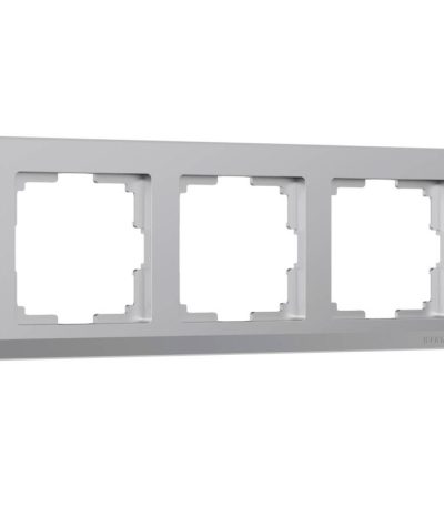 Рамка на 3 поста Werkel Stark серебряный W0031806 4690389161858