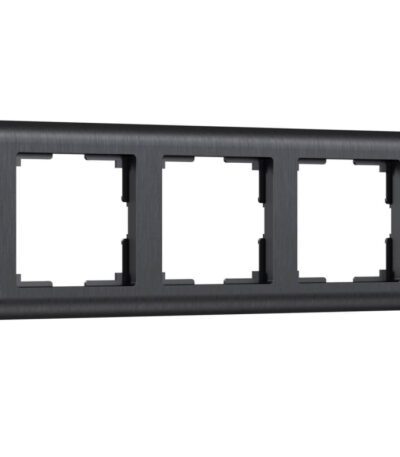 Рамка на 3 поста Werkel Stream графит W0032104 4690389162275