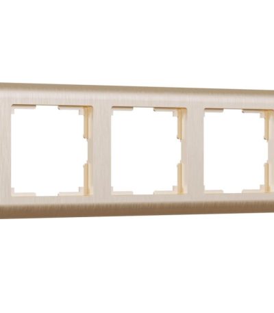 Рамка на 3 поста Werkel Stream шампань W0032111 4690389162305