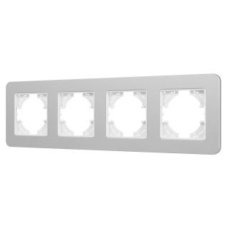 Рамка на 4 поста алюминиевая Arlight FRM-AKIRY-SFAL-4-SR 049743