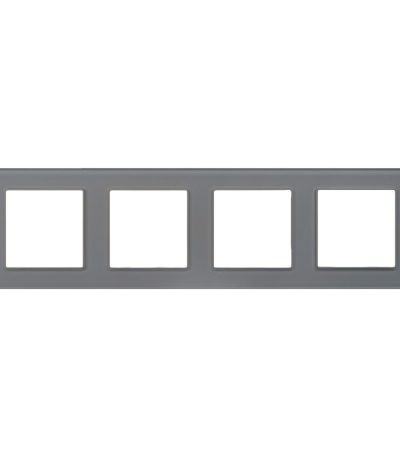 Рамка на 4 поста Arlight FRM-GLARE-GS-4-GR 043804