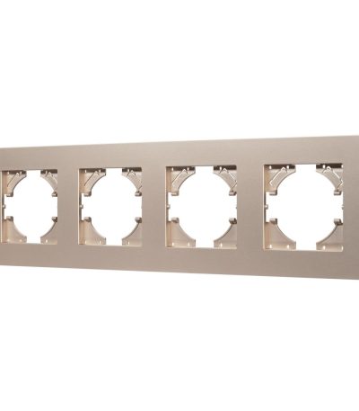 Рамка на 4 поста пластиковая Arlight FRM-PERIO-PL-4-GD 049761