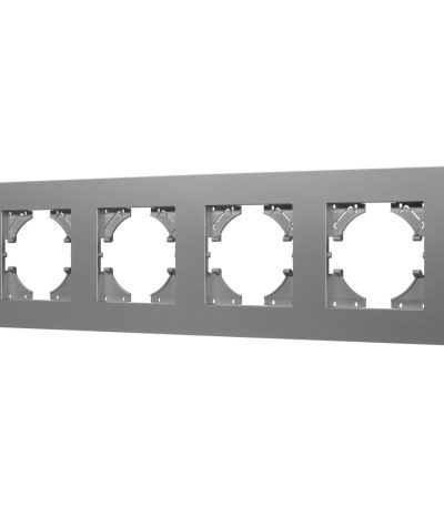 Рамка на 4 поста пластиковая Arlight FRM-PERIO-PL-4-GR 049760