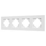 Рамка на 4 поста пластиковая Arlight FRM-PERIO-PL-4-WH 049758