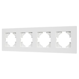 Рамка на 4 поста пластиковая Arlight FRM-PERIO-PL-4-WH 049758