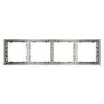 Рамка на 4 поста Voltum S70 VLS100405