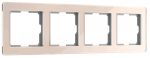 Рамка на 4 поста Werkel Acrylic айвори 4690389190551 W0042743 a062134