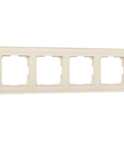 Рамка на 4 поста Werkel Favorit молочный 4690389183447 W0041141