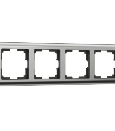 Рамка на 4 поста Werkel Metallic глянцевый никель W0041602 4690389159046