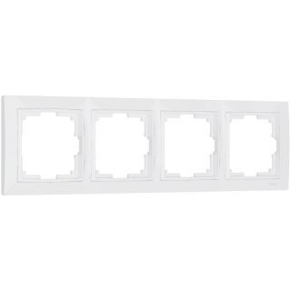 Рамка на 4 поста Werkel Snabb basic белый W0042001 4690389161414
