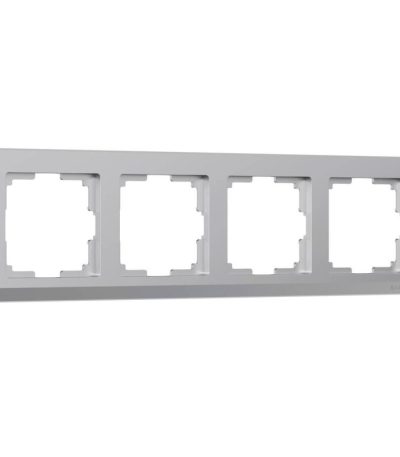 Рамка на 4 поста Werkel Stark серебряный W0041806 4690389161902