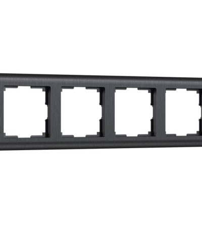 Рамка на 4 поста Werkel Stream графит W0042104 4690389162350