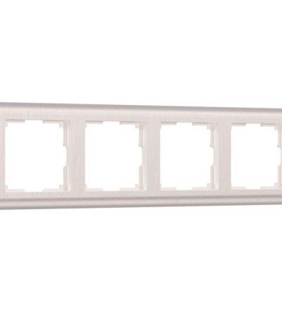 Рамка на 4 поста Werkel Stream перламутровый W0042113 4690389162503