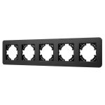 Рамка на 5 постов алюминиевая Arlight FRM-AKIRY-SFAL-5-BK 049747