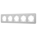 Рамка на 5 постов алюминиевая Arlight FRM-AKIRY-SFAL-5-SR 049746