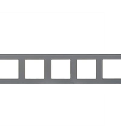 Рамка на 5 постов Arlight FRM-GLARE-GS-5-GR 043807