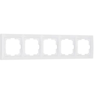 Рамка на 5 постов Werkel Snabb basic белый W0052001 4690389161452