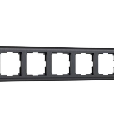 Рамка на 5 постов Werkel Stream графит W0052104 4690389162510
