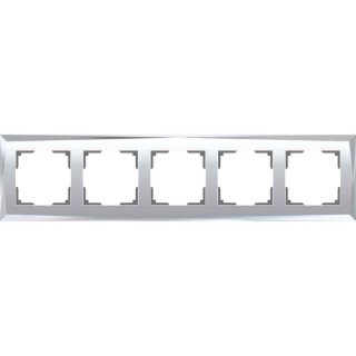 Рамка на 5 постов зеркальная Werkel W0051220 4690389158896