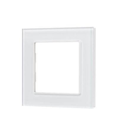 Рамка одноместная Arlight FRM-GLARE-GS-1-WH 043786