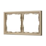 Рамка пластиковая Arlight FRM-NOBE-SFPL-2-GD 054217