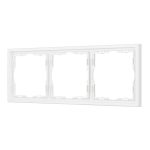 Рамка пластиковая Arlight FRM-NOBE-SFPL-3-WH 054219